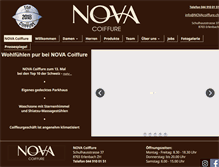 Tablet Screenshot of novacoiffure.ch